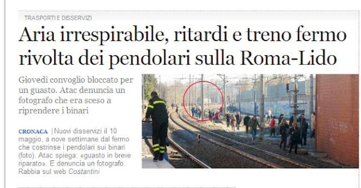 Aria irrespirabile, ritardi e treno fermo rivolta dei pendolari sulla Roma-Lido - 