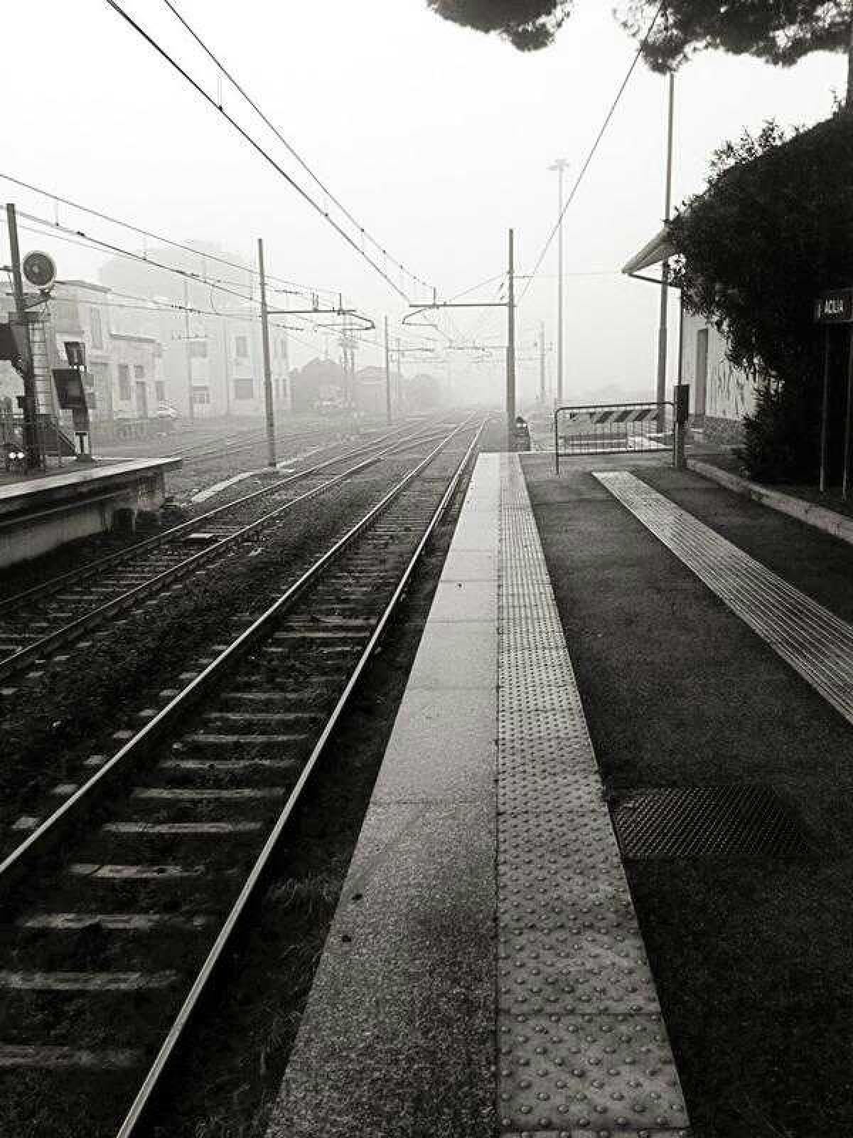 Roma-Lido sotto la nebbia - 