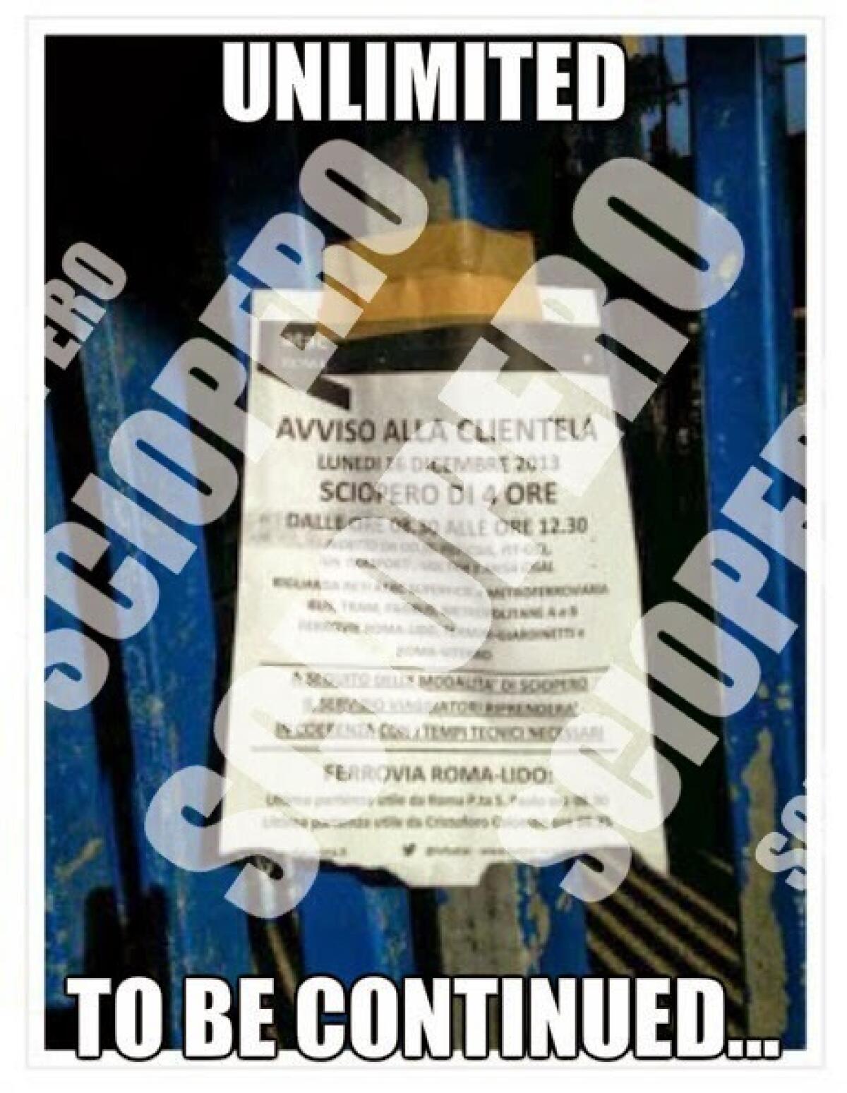 Sciopero Martedì 10 giugno - 