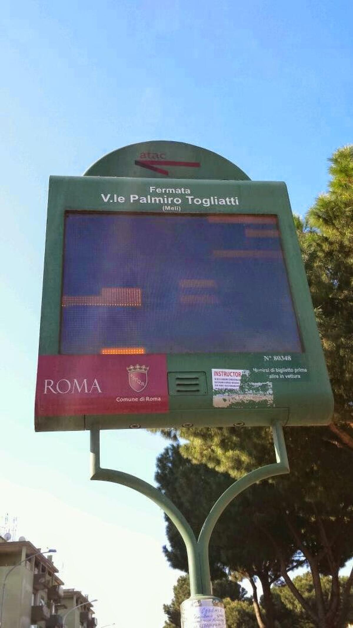 #Atac Disservizio regolare su tutto il territorio - 