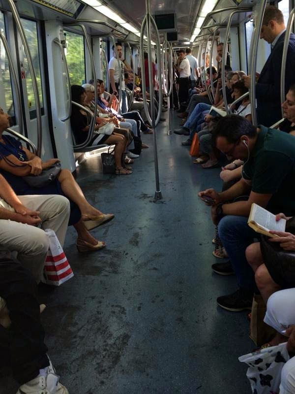 Roma-Lido: la pulizia dei treni