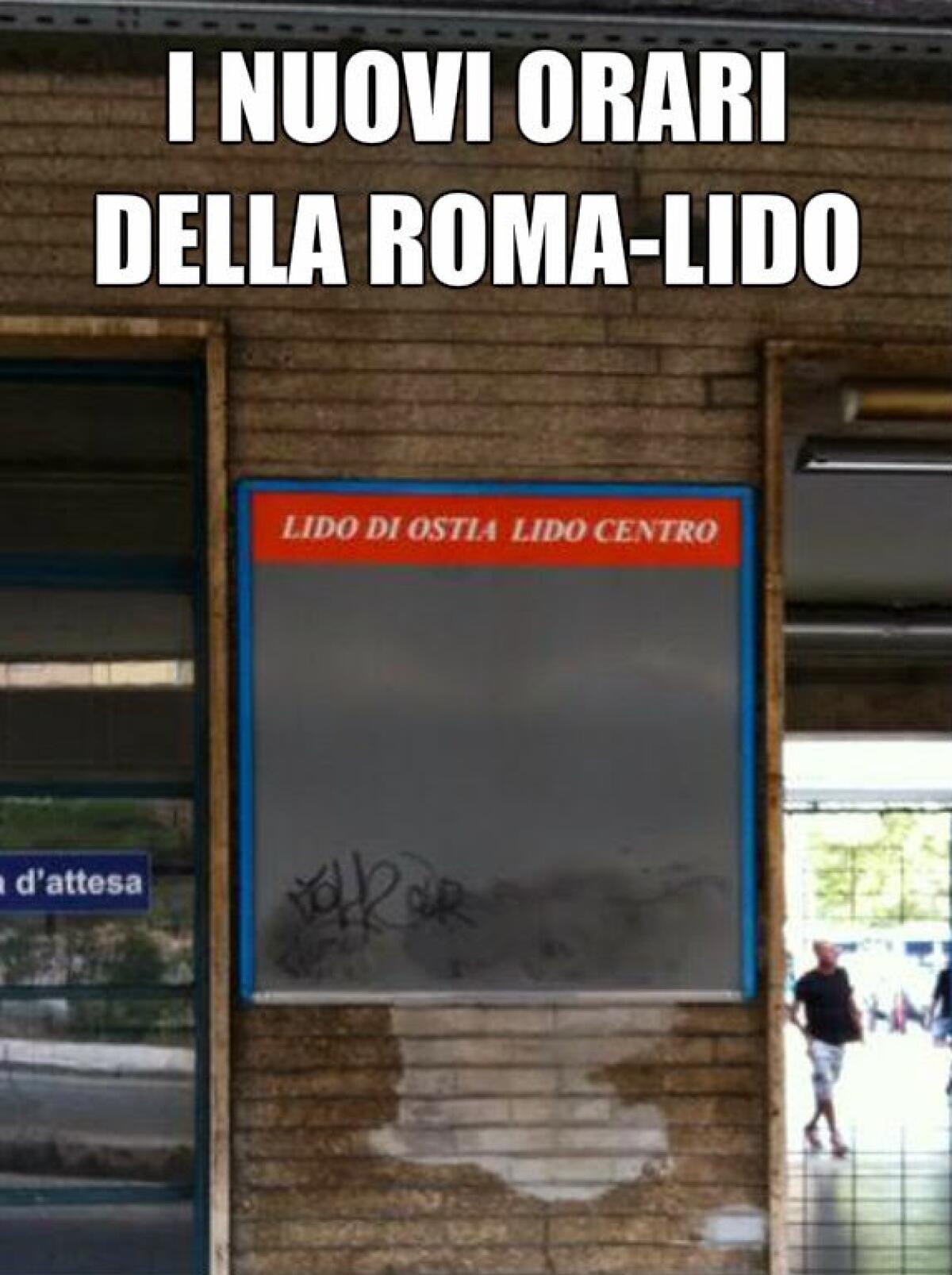 I nuovi orari della #RomaLido: Giorno 1 - 