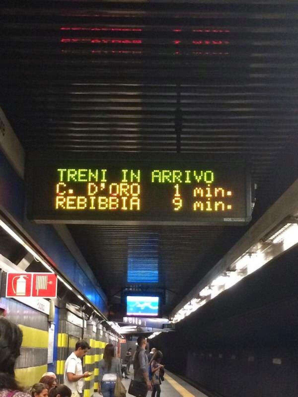 I tempi di attesa della #MetroB, a volte... - 