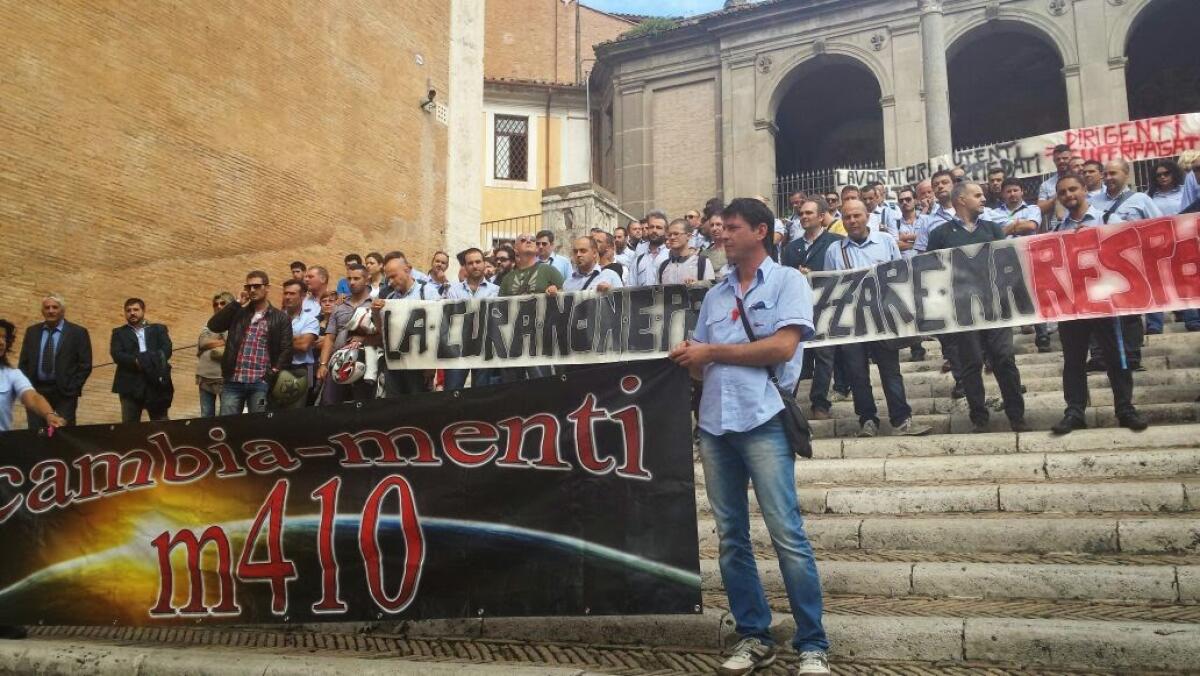La Manifestazione Cambia-Menti del 2/10/2014 al Campidoglio - 