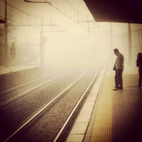 Nebbia sulla Roma-Lido