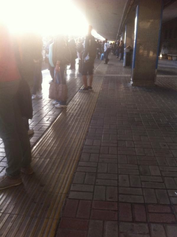 Attesa in Banchina con Ilaria