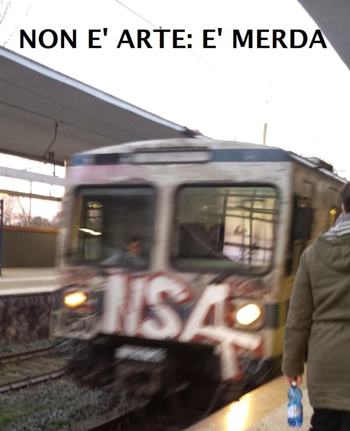 Dei graffiti sui treni... - 