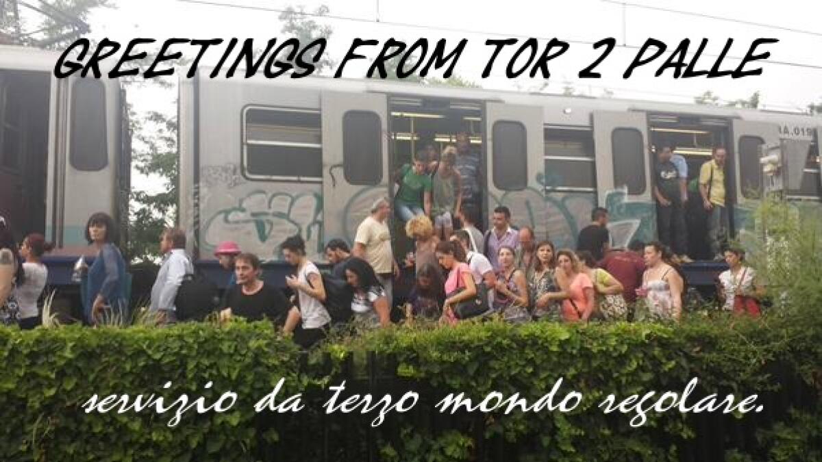 Una normale giornata di Roma-Lido - 