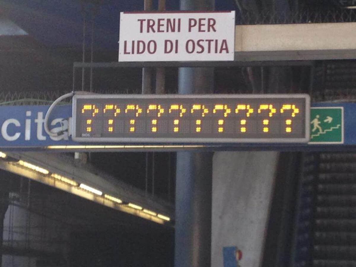 Flash gli orari della Roma-Lido  - 