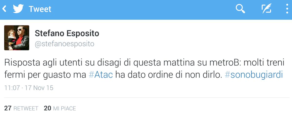 Incontro Esposito vs Spirito, si parla di #Atac - 