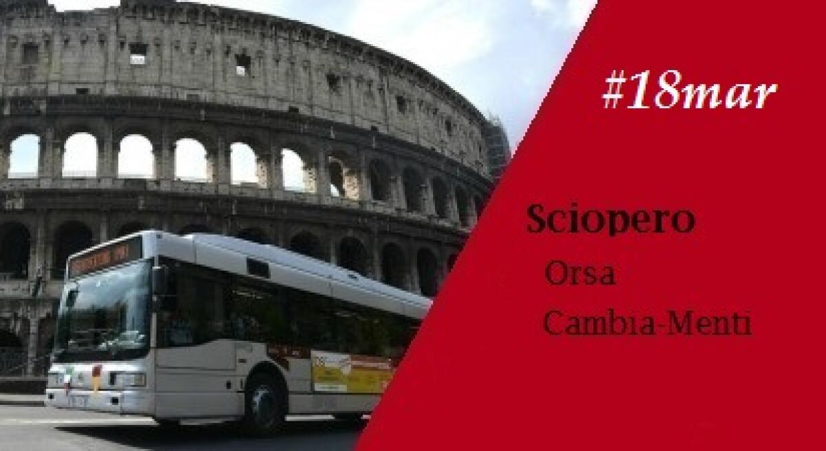 Sciopero Venerdì 18 Marzo - 