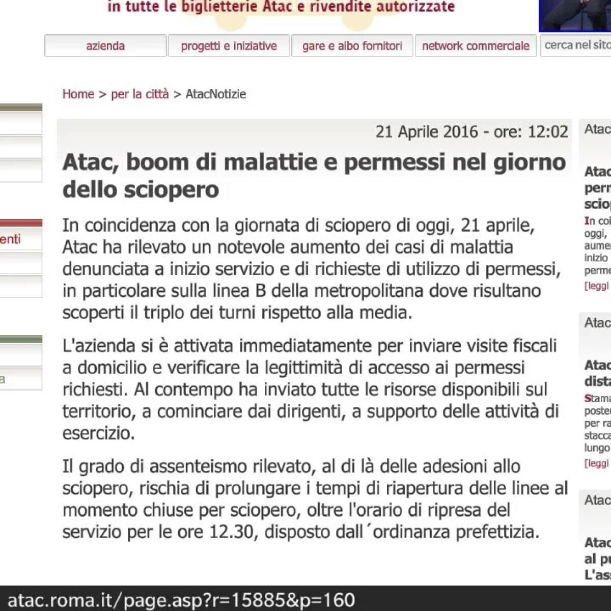 Sciopero a Roma: E se poi la stazione non riaprisse subito... - 