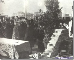10-12-1920 la posa  della prima pietra