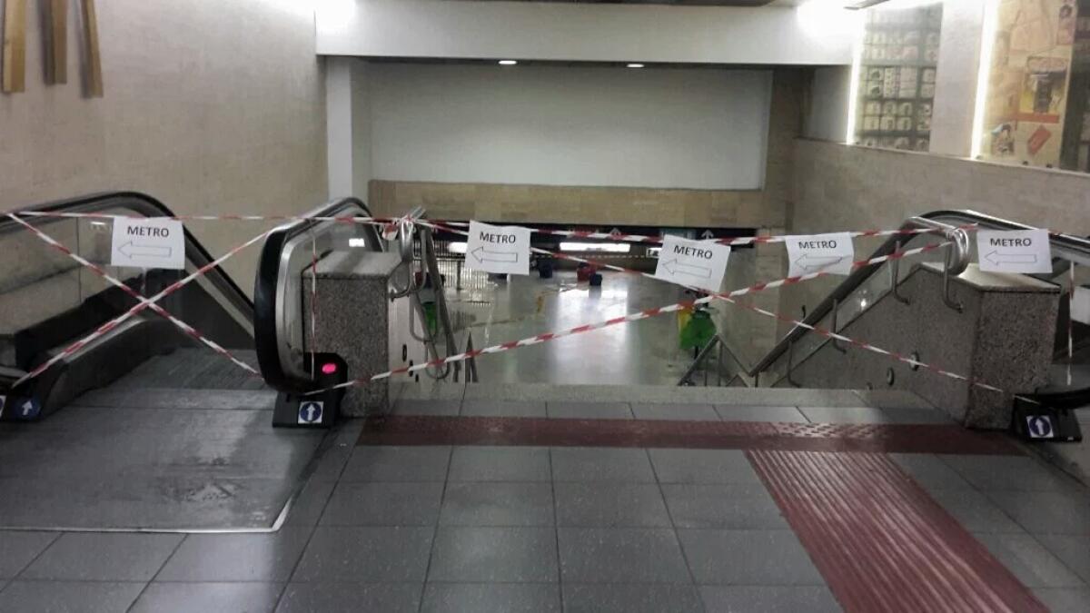 La situazione a Termini quando fa qualche goccia - 