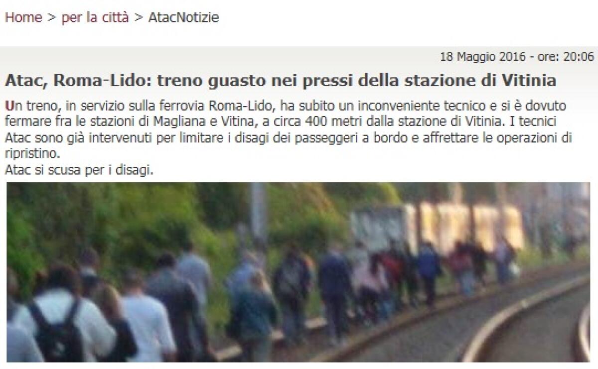 La passeggiata sulla #RomaLido: Il comunicato Atac - 