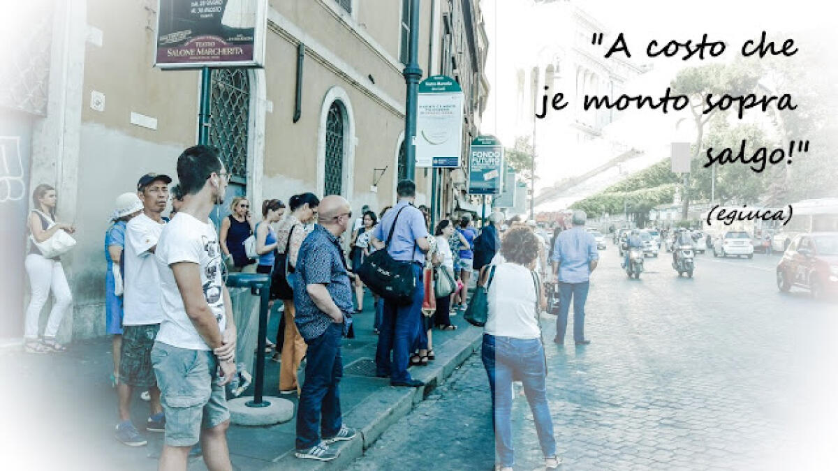 A costo che je monto sopra, salgo! - 