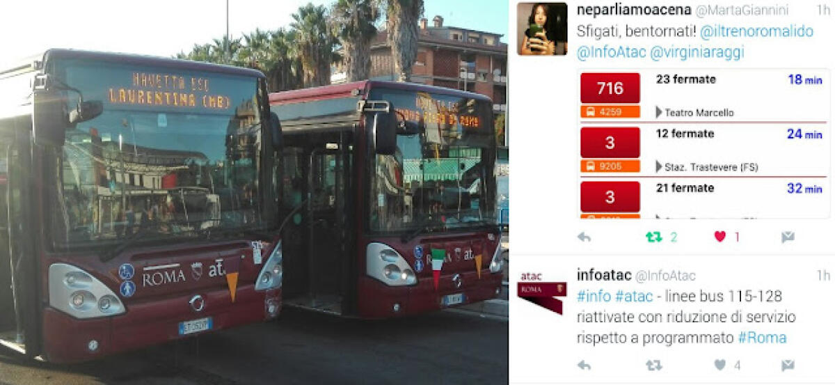 Dove sono gli autobus a Roma? - 