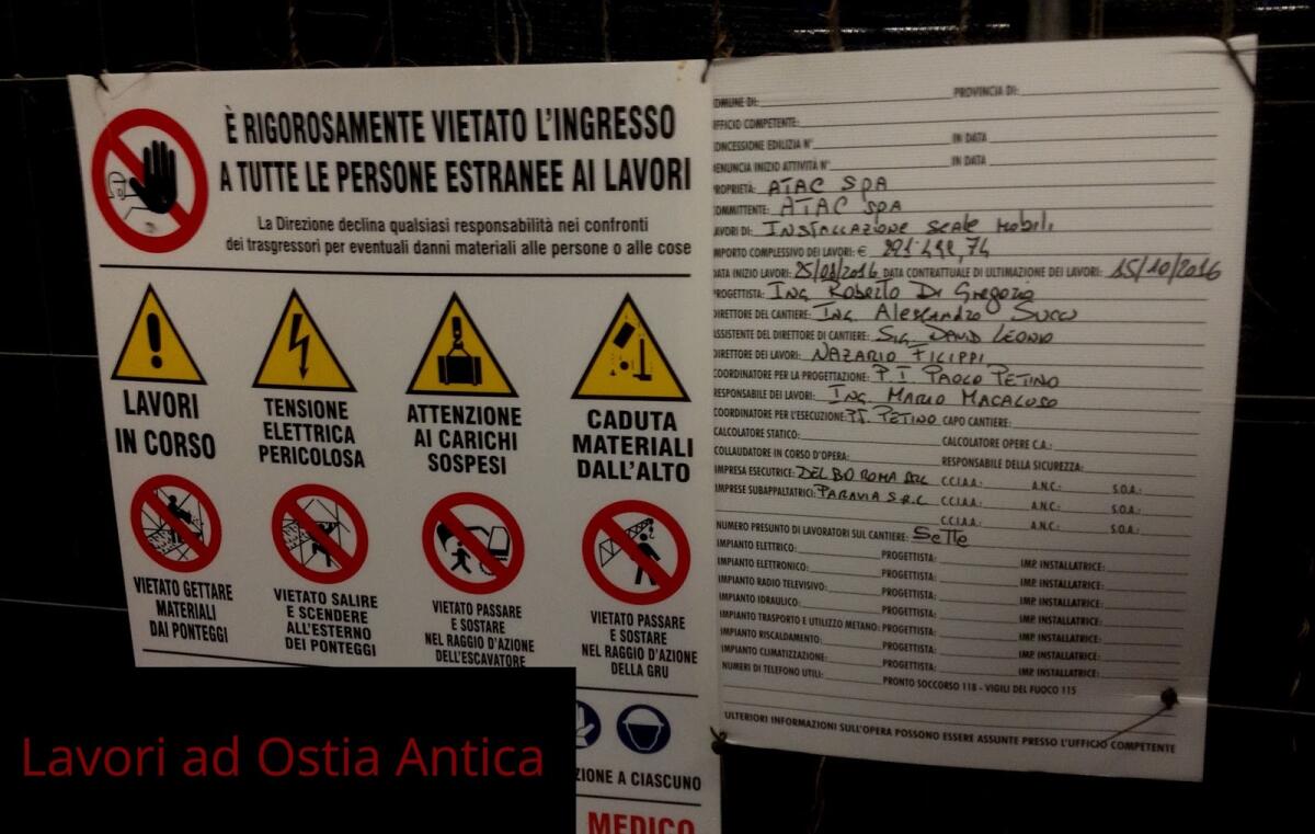 Lavori in corso ad Ostia Antica - 