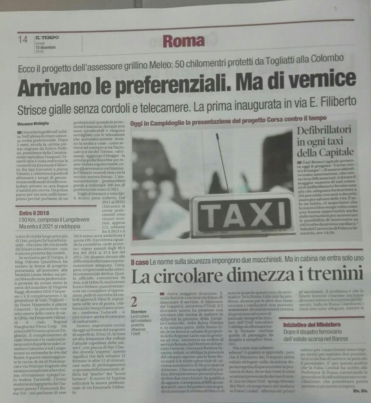 Una striscia gialla sull’asfalto... - 