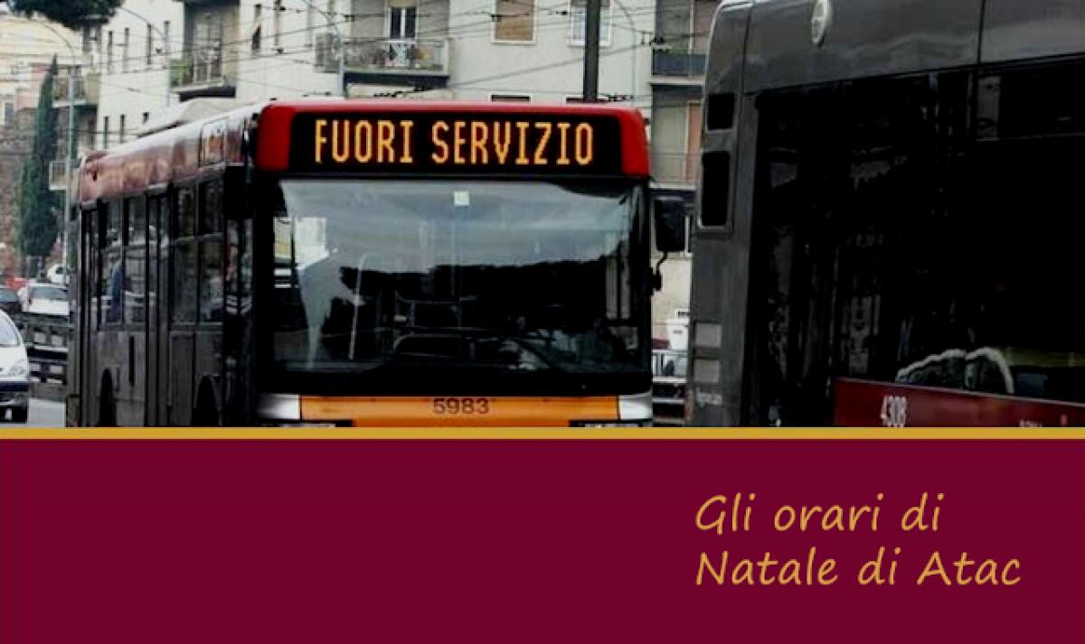 Gli orari di Natale di Atac - 
