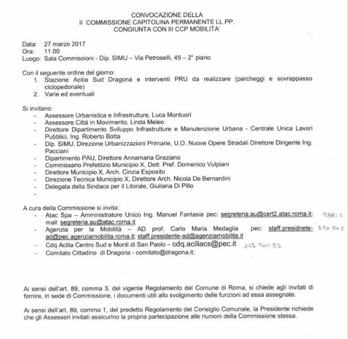 La Commissione Lavori Pubblici su Acilia Sud - 