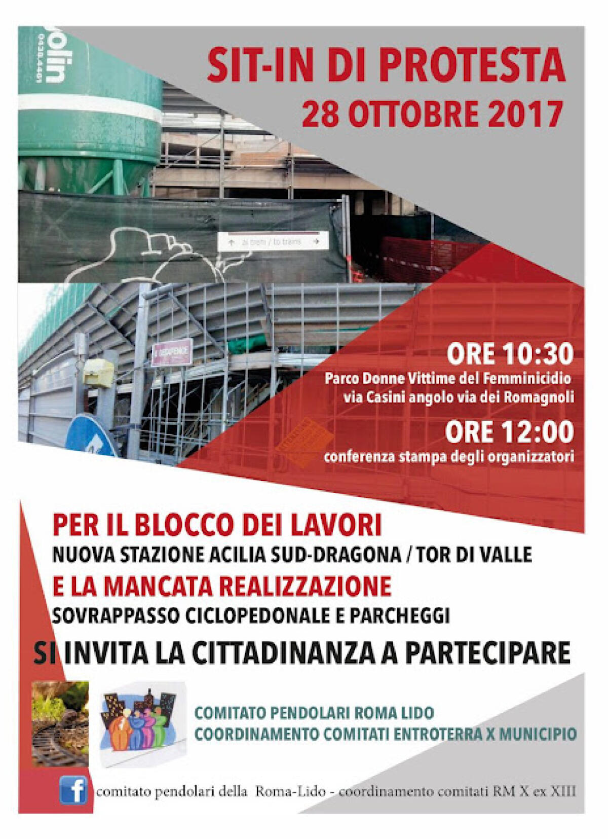 Si manifesta per Acilia Sud - 