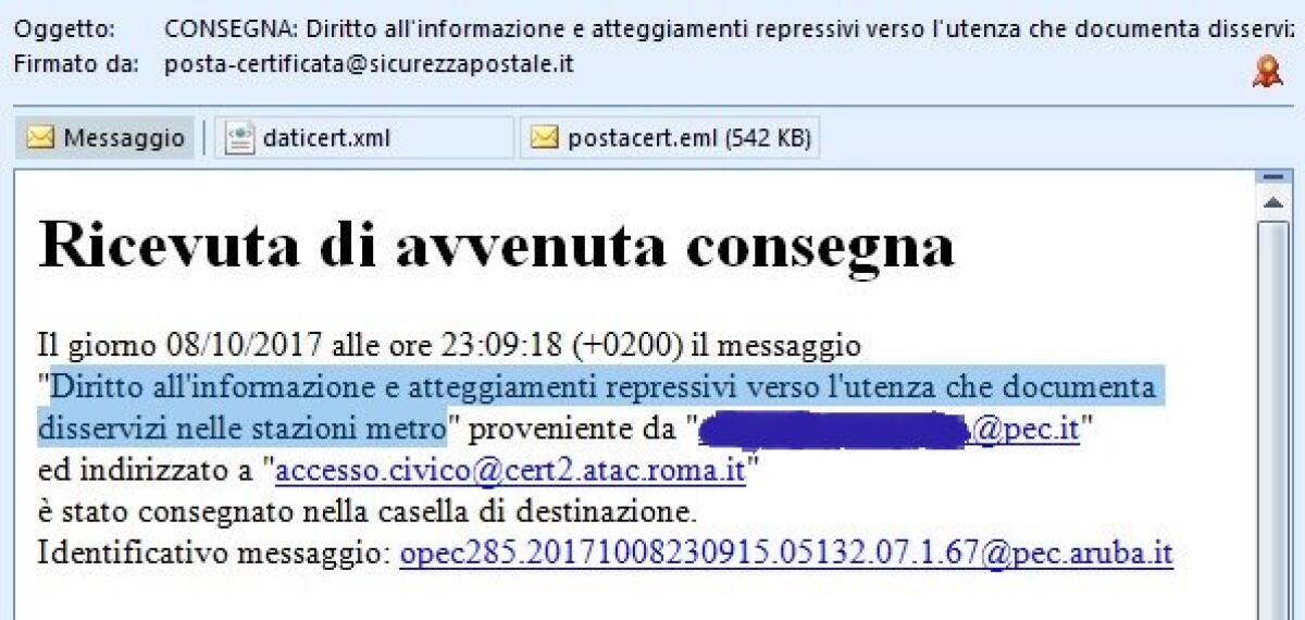 Cara Atac, gli utenti ti scrivono... - 