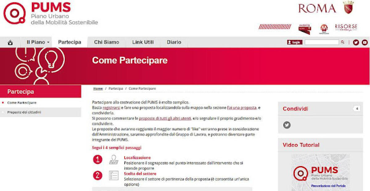 PUMS ROMA - Sosteniamo le proposte utili ed efficaci! - 