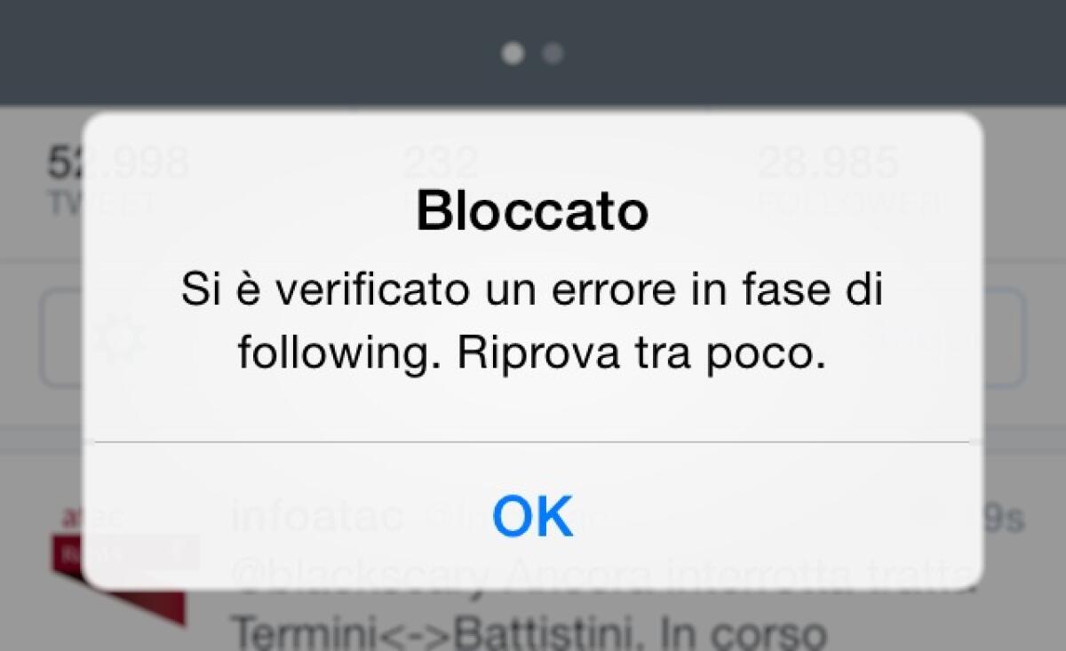 Se #InfoAtac ti blocca? - 