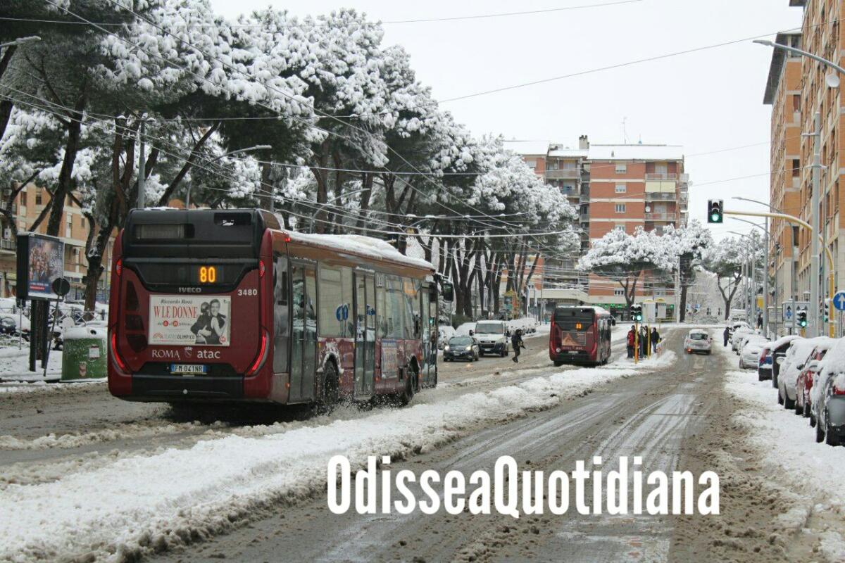 Atac: false notizie su bus senza gomme termiche - 