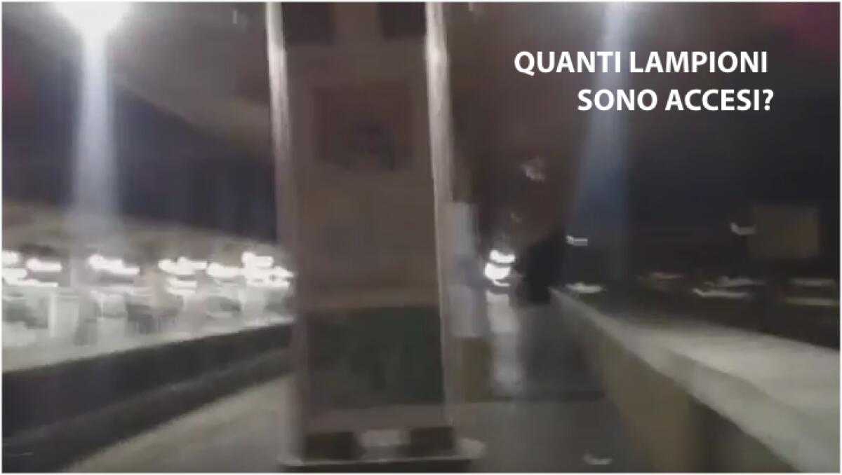 Quante sono le lampade accese? - 