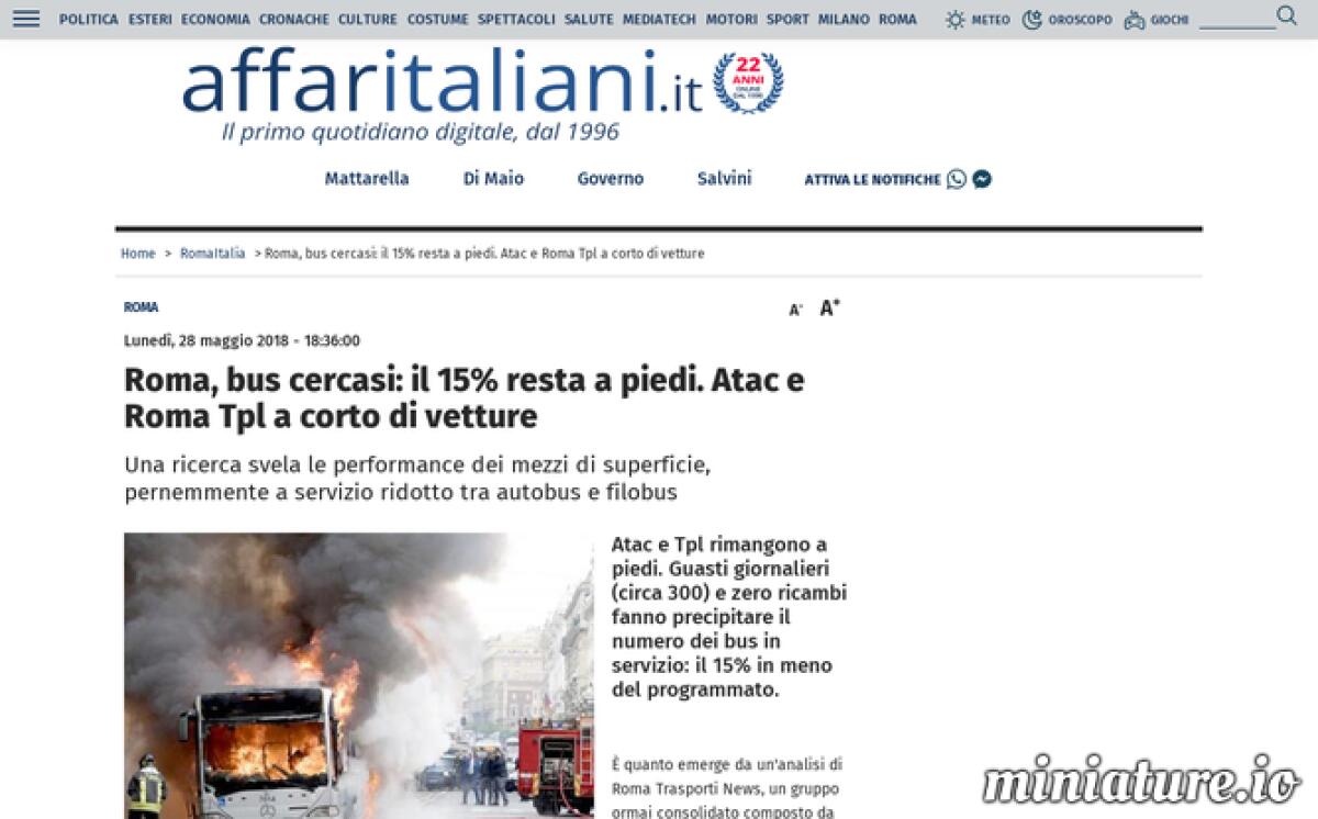 Roma, bus cercasi: Atac e Roma Tpl a corto di vetture - 