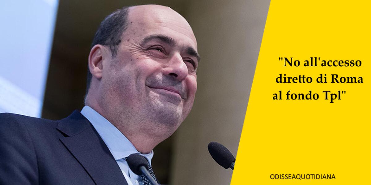 Zingaretti: no accesso diretto Roma fondo Tpl - 