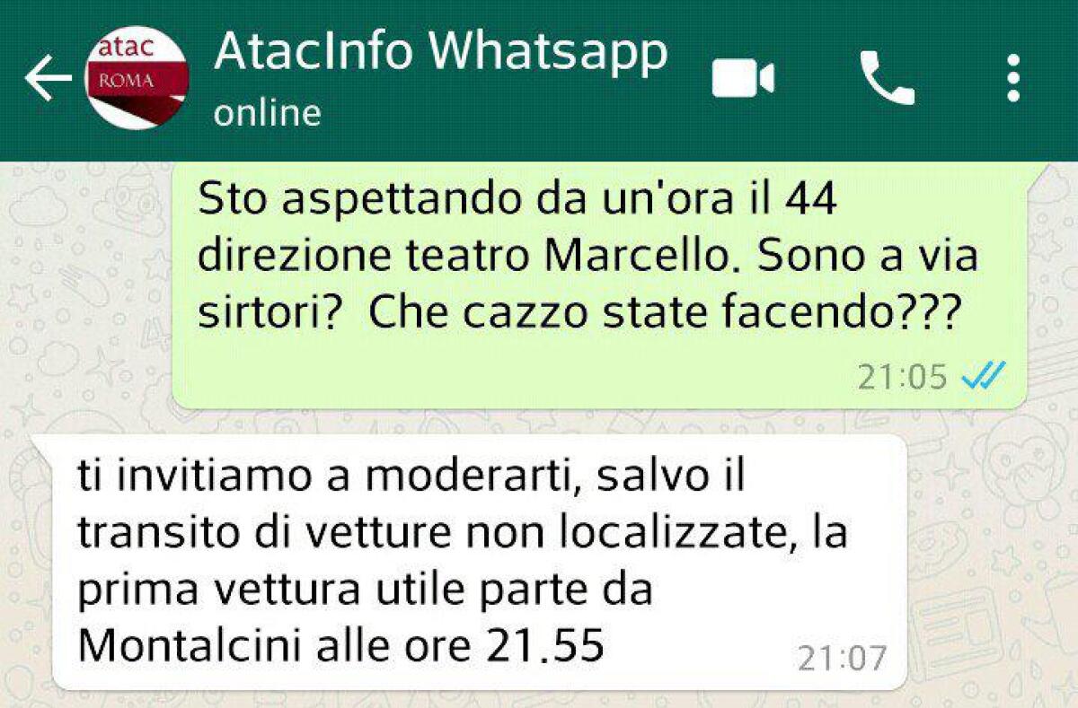 Atac non pervenuta. Ci scusiamo per il disagio - 
