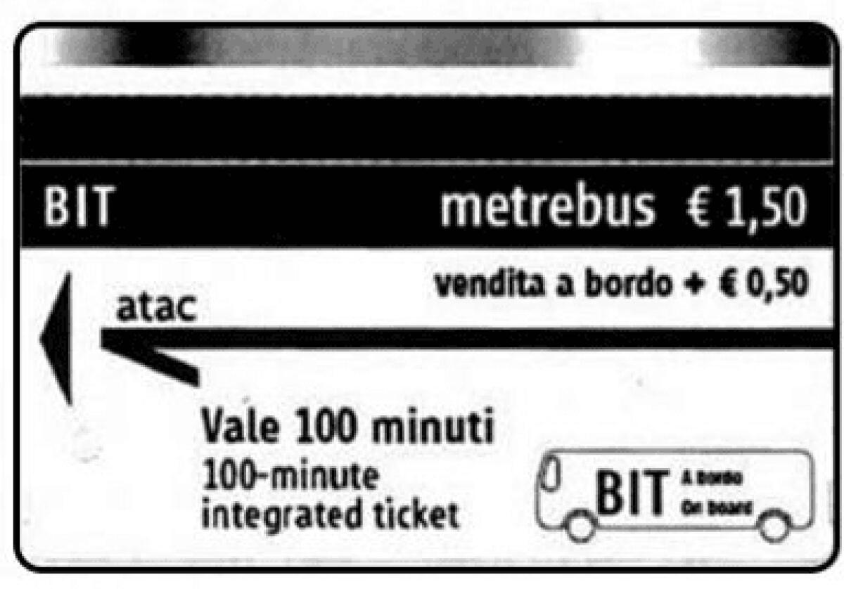 Roma, Atac sperimenta il biglietto a bordo - 