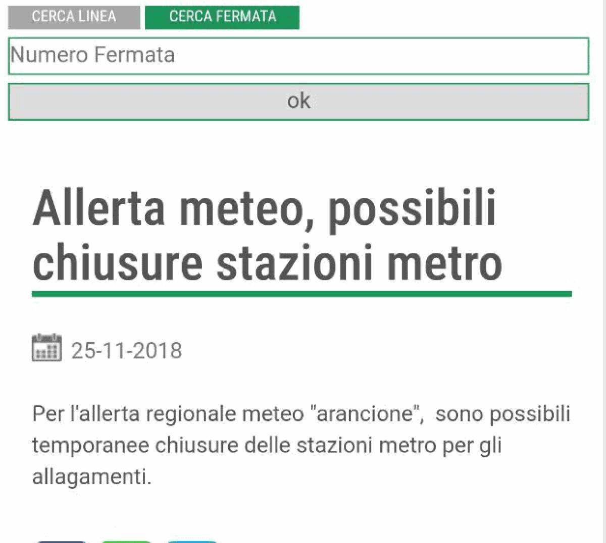 Piove a Roma, si chiudono le stazioni della metro - 