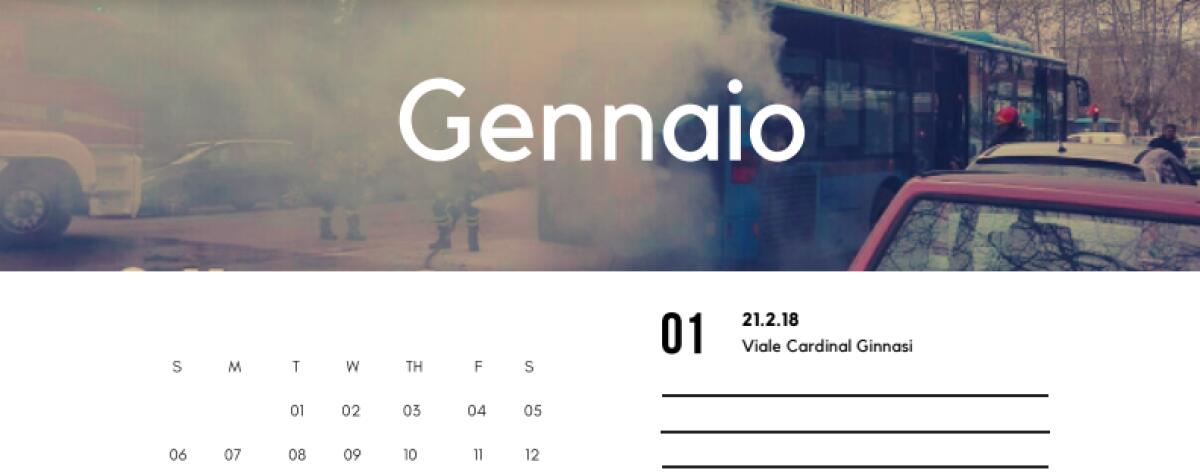 Odissea Quotidiana - Il calendario del 2019 - 