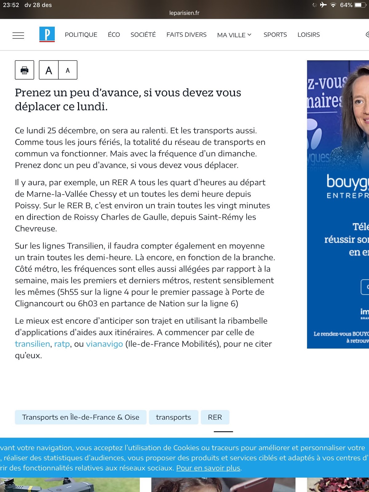 Parigi trasporto pubblico