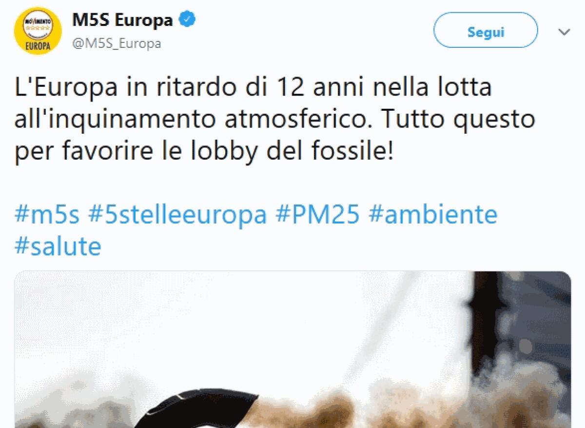 M5S e le lobby del fossile - 