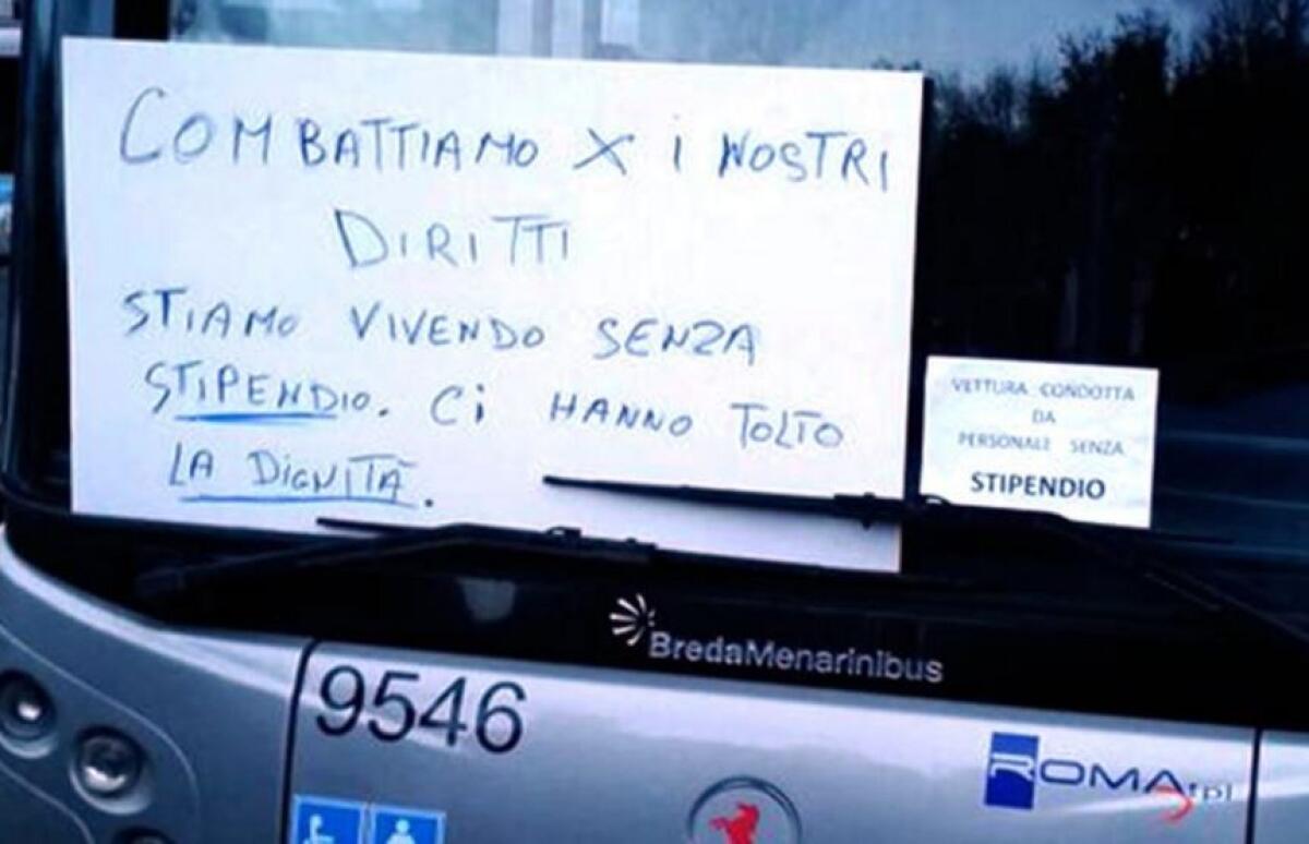 RomaTPL ancora non paga gli stipendi. Comune silente, Sindacati all’attacco - 