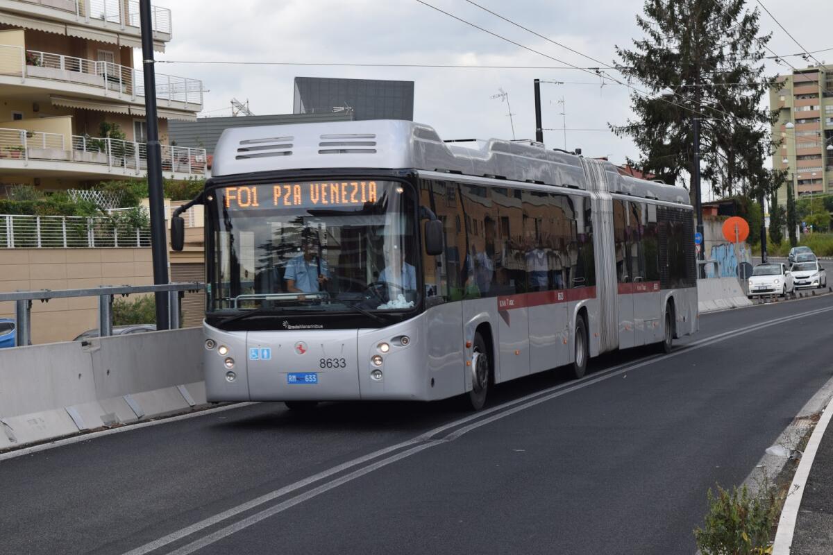 Filobus Laurentina - I lavori sono ultimati - 