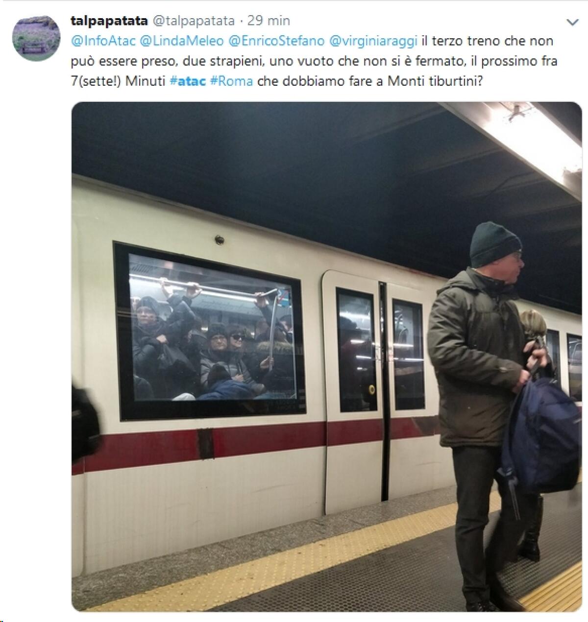 Situazione Trasporto Pubblico Roma martedì 26 febbraio - 