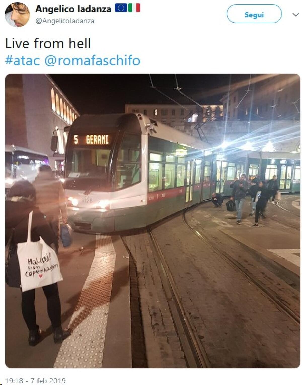 Situazione Trasporto Pubblico Roma venerdì 8 febbraio - 