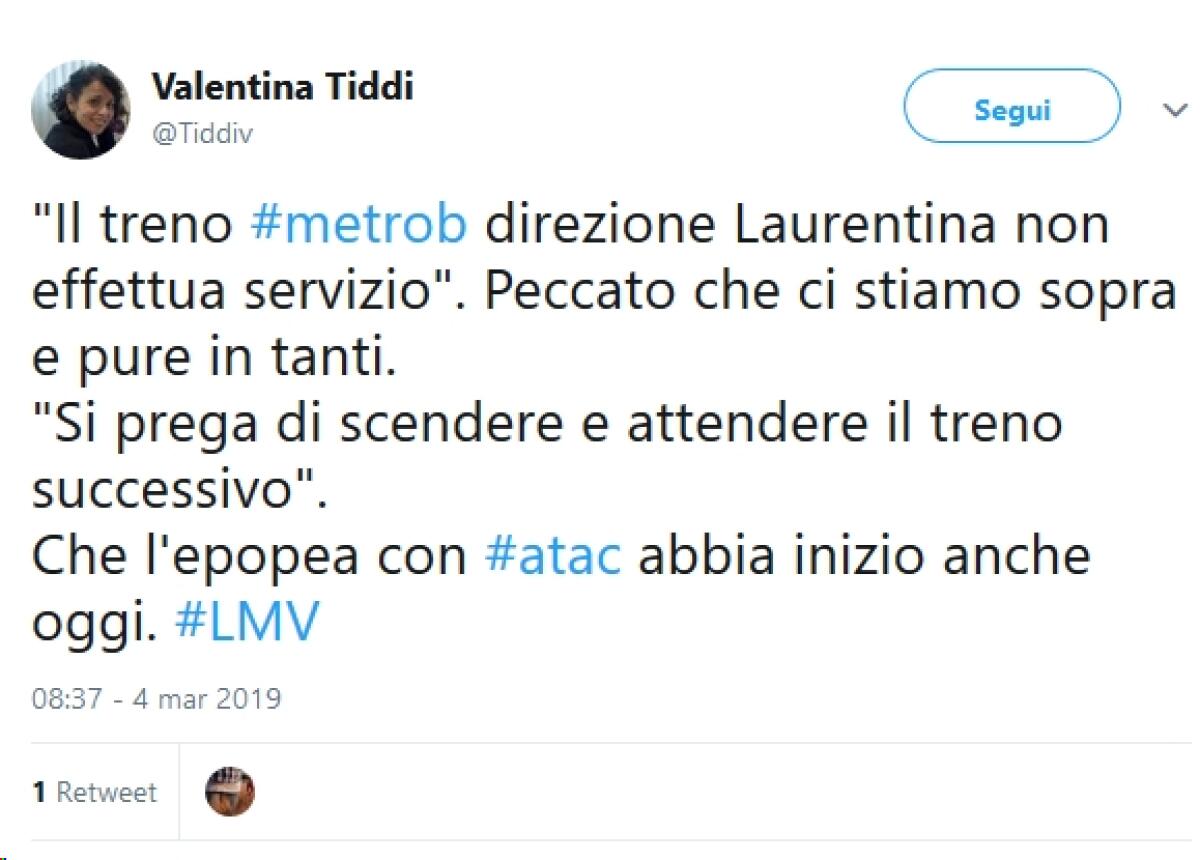 Situazione Trasporto Pubblico Roma lunedì 4 marzo - 