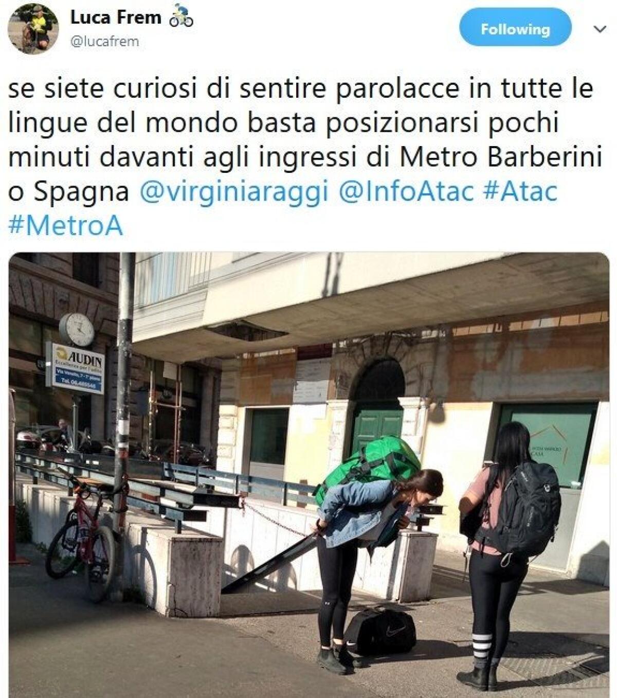 Situazione Trasporto Pubblico Roma giovedì 4 aprile - 
