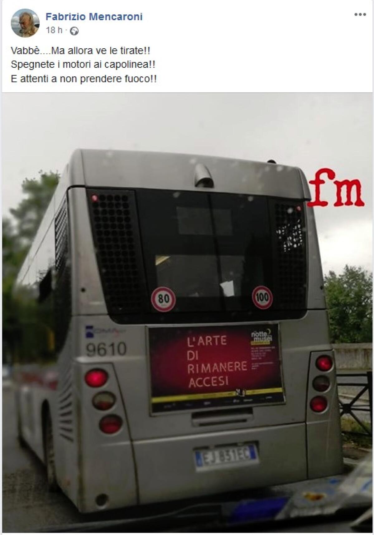 Situazione Trasporto Pubblico Roma venerdì 10 maggio - 