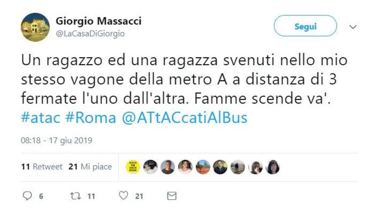La metropolitana a Roma soffre il caldo - 