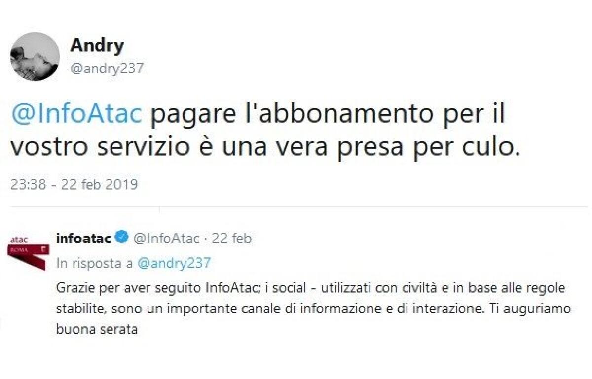 Situazione Trasporto Pubblico Roma lunedì 10 giugno - 