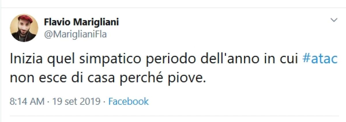 Situazione del trasporto pubblico di Roma giovedì 19 settembre - 