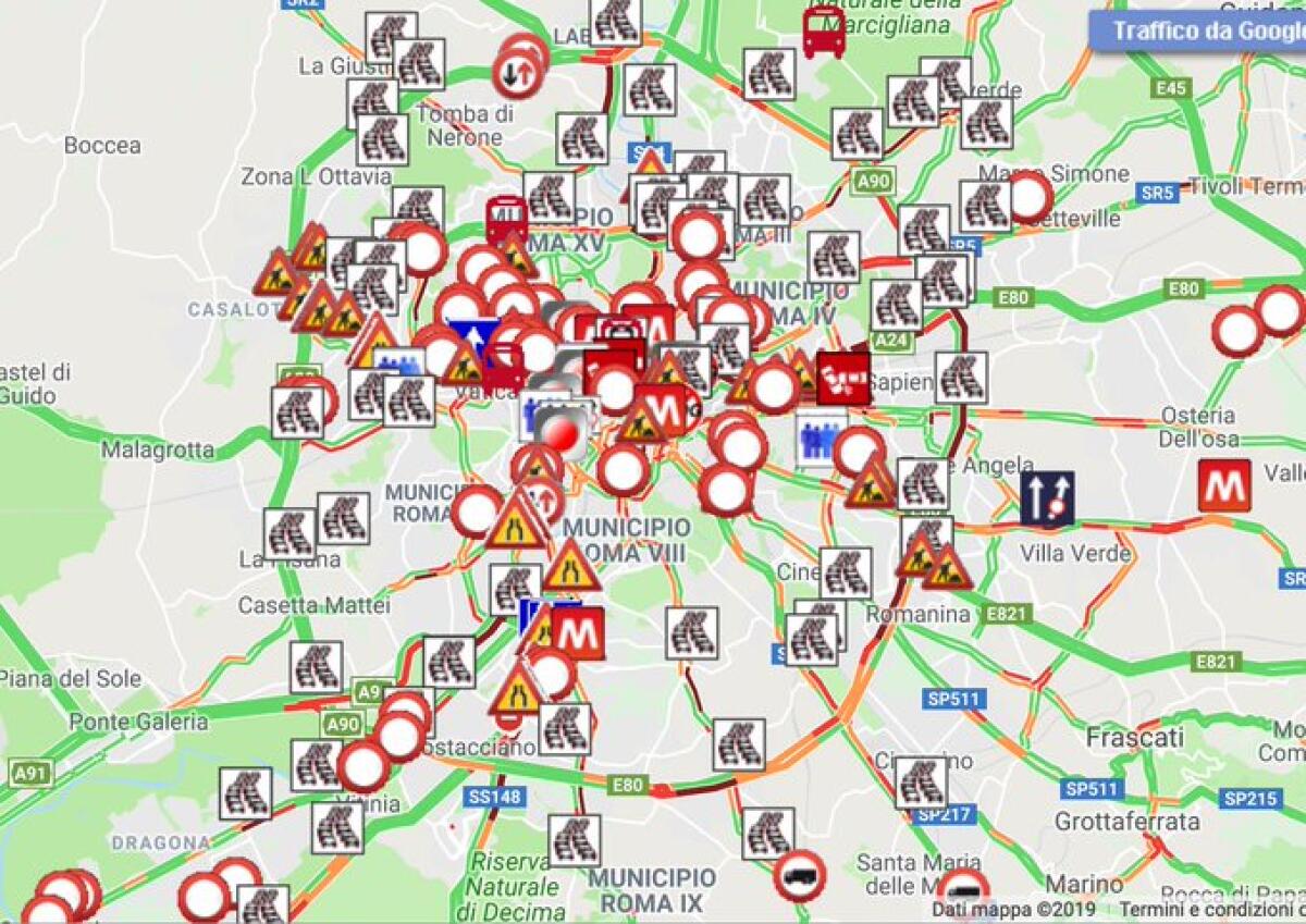 Situazione del trasporto pubblico di Roma venerdì 20 settembre - 